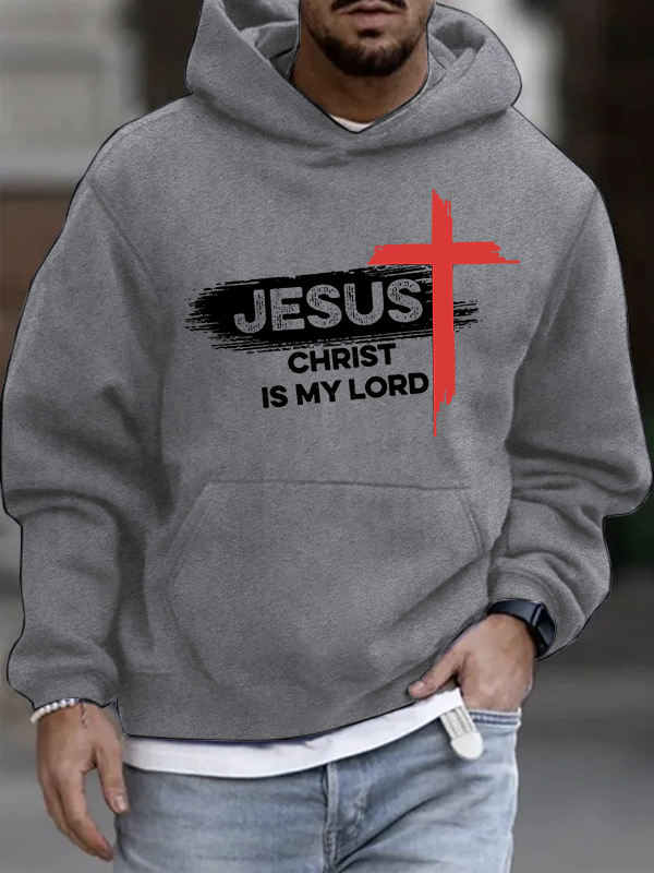 Jesus Christ Is My Lord Christian Cotton Hoodie