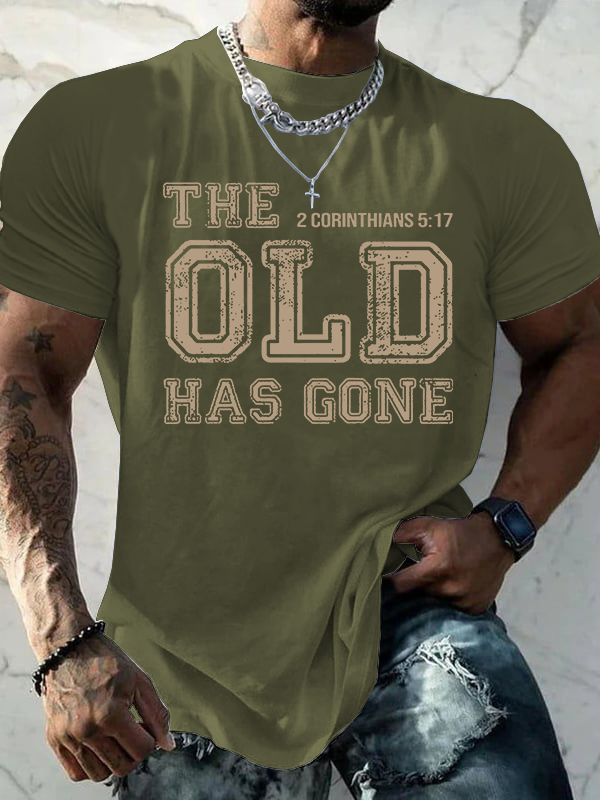 The Old Has Gone  Jesus God Christian Cotton T-Shirt