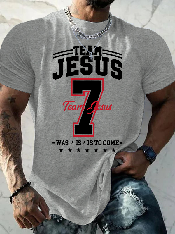 Team Jesus Jesus God Christian Cotton T-Shirt