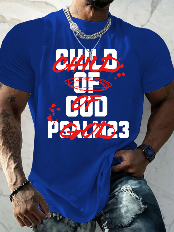 Child Of God Jesus God Christian Cotton T-Shirt