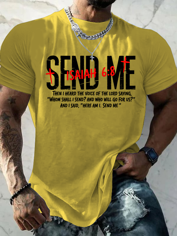 Send Me Jesus God Christian Cotton T-Shirt