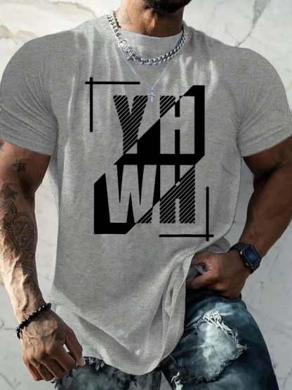 YHWH God Yahweh - Judah-Lion-Yahweh Jesus God Christian Cotton T-Shirt