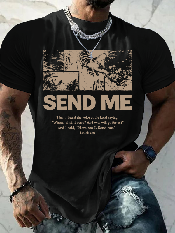 Send Me Jesus God Christian Cotton T-Shirt
