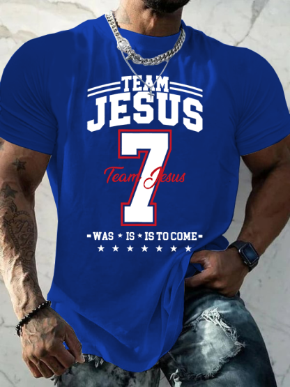 Team Jesus Jesus God Christian Cotton T-Shirt
