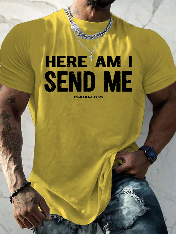 Send Me Jesus God Christian Cotton T-Shirt