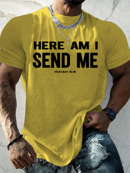 Send Me Jesus God Christian Cotton T-Shirt