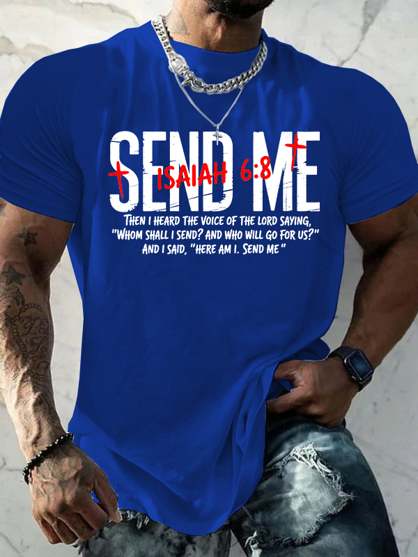 Send Me Jesus God Christian Cotton T-Shirt