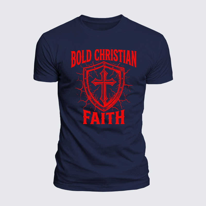 Bold Christian Jesus God Christian  – Luxe Mercerized Interlock Cotton Tee