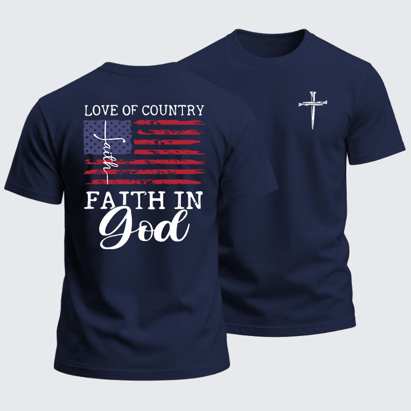 Heavyweight Cotton Tee - Faith In God