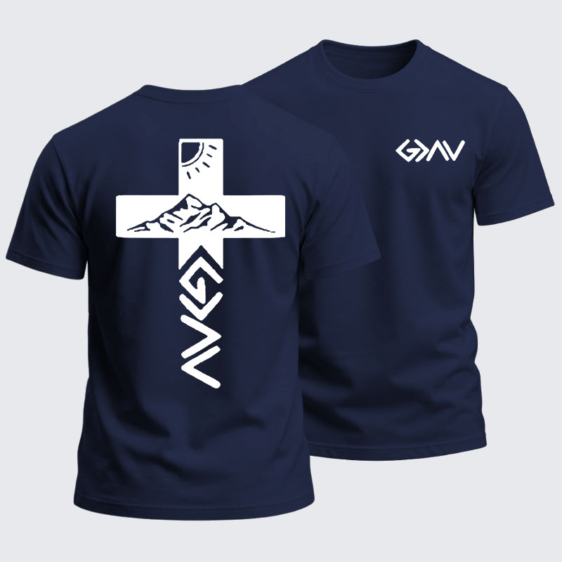 Heavyweight Cotton Tee -God is Greater than the Highs & Lows