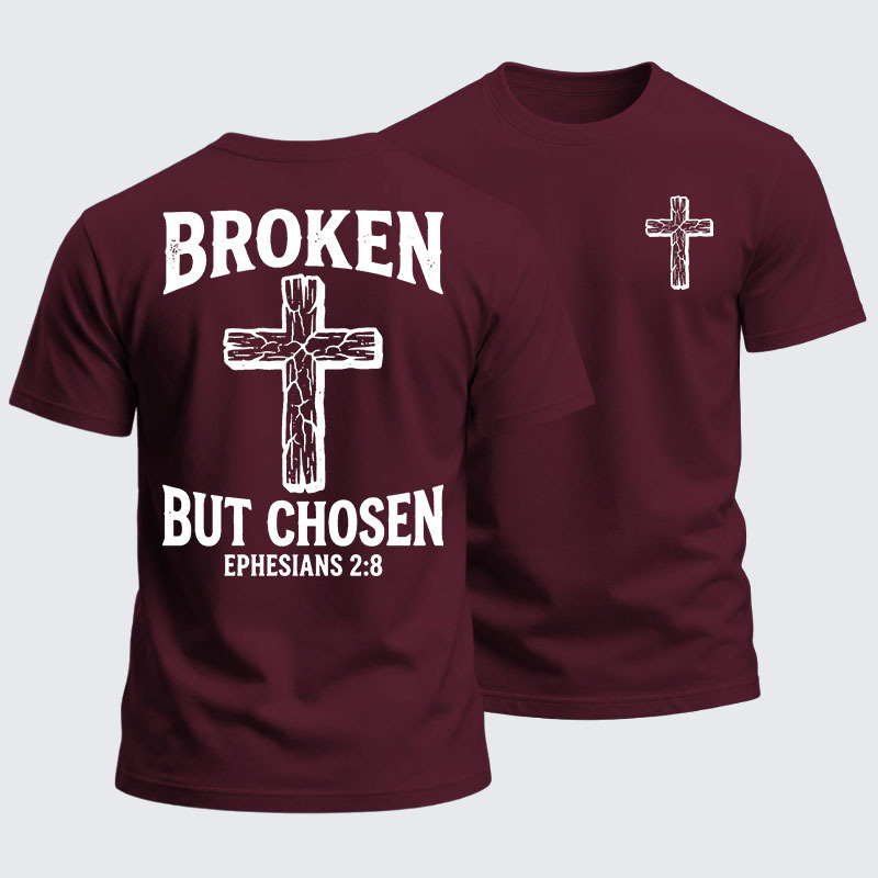 Heavyweight Cotton Tee - Broken But Chosen