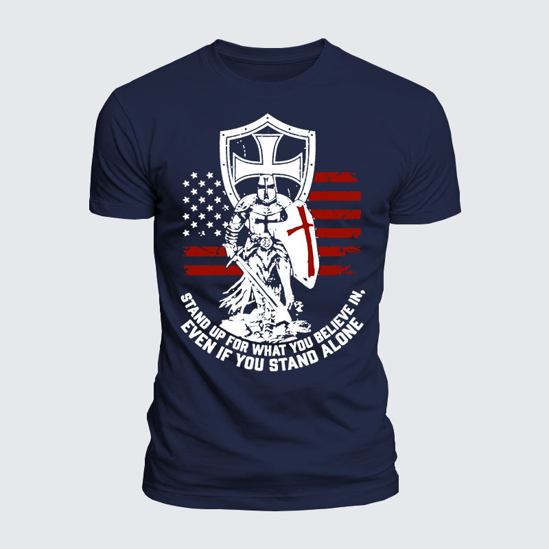 Luxe Mercerized Cotton Tee - Stand Up For What You Believe
