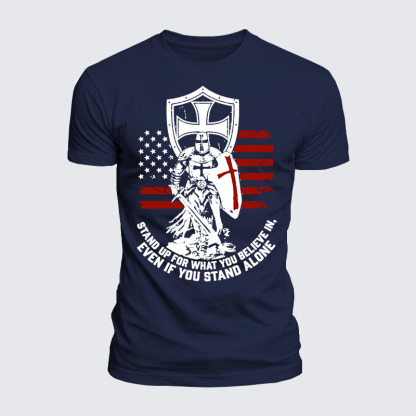 Luxe Mercerized Cotton Tee - Stand Up For What You Believe