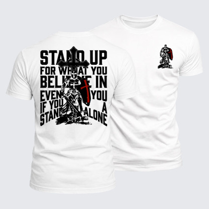 Luxe Mercerized Cotton Tee - Stand Up For What You Believe