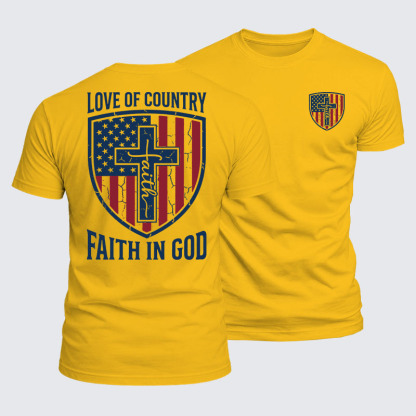 Luxe Mercerized Cotton Tee - Faith In God