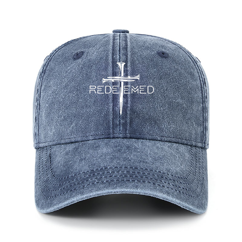 Heritage Washed Cap - Cross Nails Redeemed