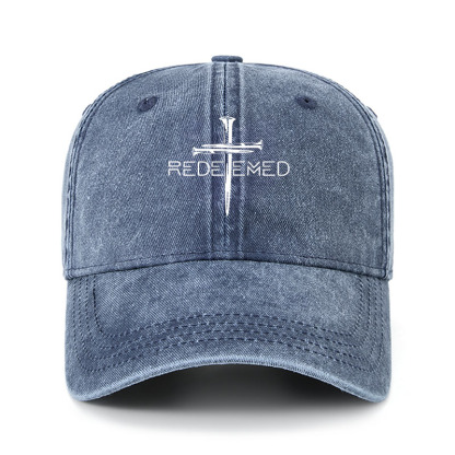 Heritage Washed Cap - Cross Nails Redeemed
