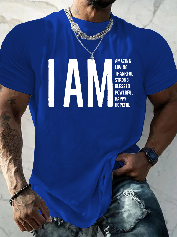I AM Jesus God Christian Cotton T-Shirt