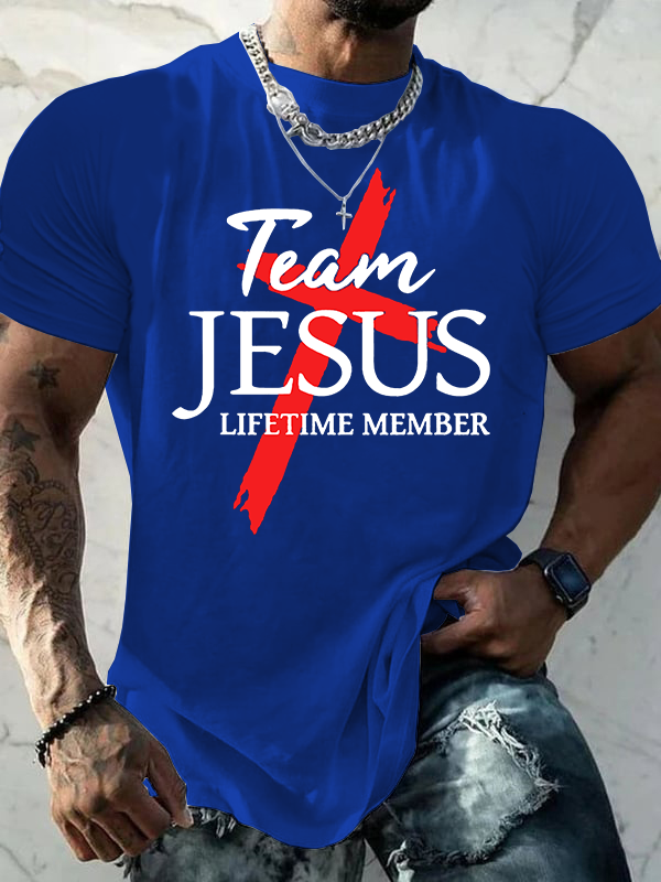 Team Jesus Jesus God Christian Cotton T-Shirt