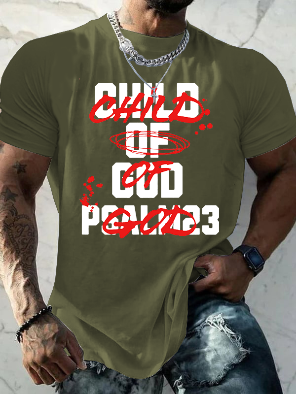 Child Of God Jesus God Christian Cotton T-Shirt
