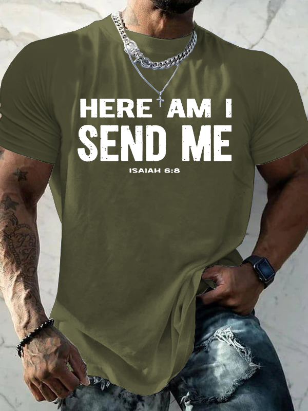 Send Me Jesus God Christian Cotton T-Shirt