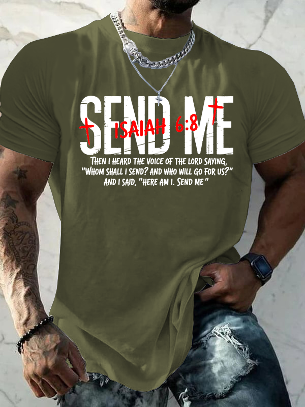 Send Me Jesus God Christian Cotton T-Shirt