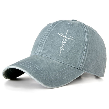 Heritage Washed Cap - Jesus Cross