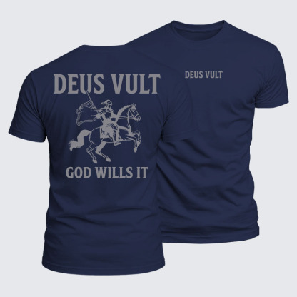 Luxe Mercerized Cotton Tee - Deus Vult