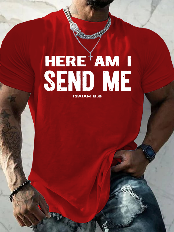 Send Me Jesus God Christian Cotton T-Shirt