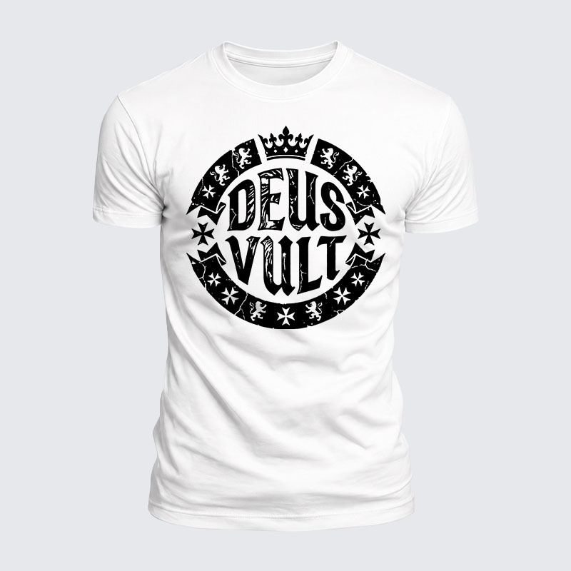 Luxe Mercerized Cotton Tee - Deus Vult