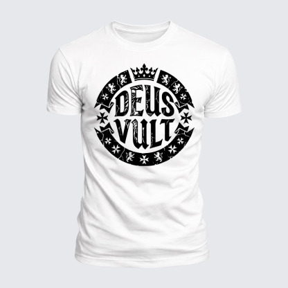 Luxe Mercerized Cotton Tee - Deus Vult