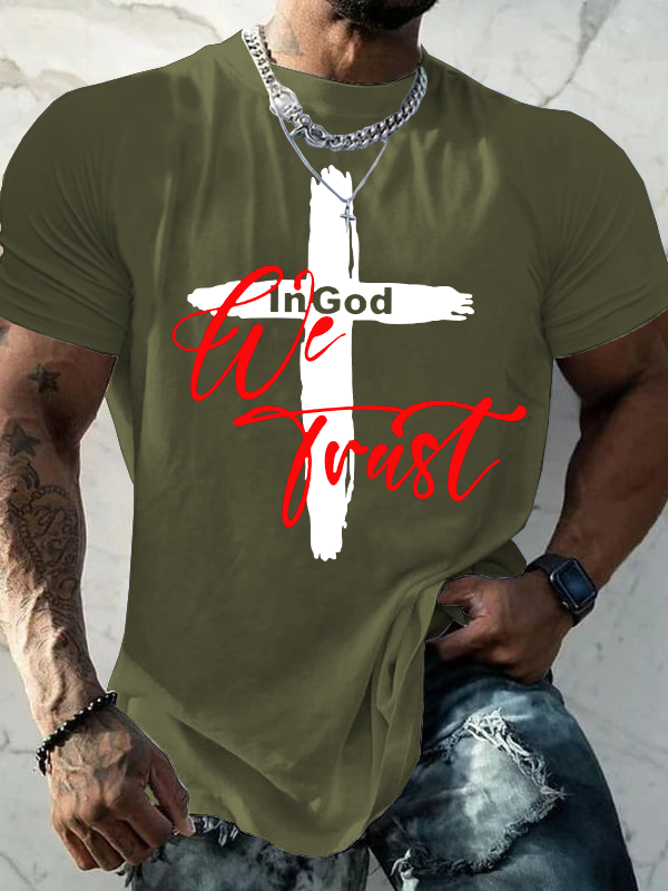 In God We Trust Christian Cotton T-Shirt