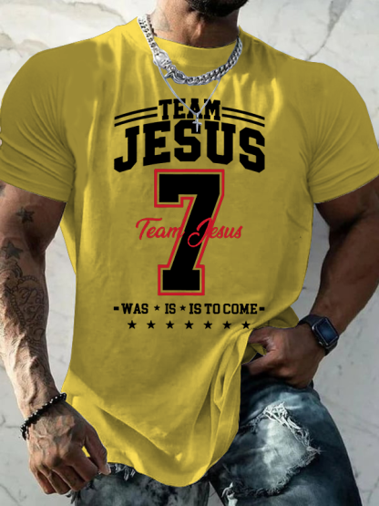 Team Jesus Jesus God Christian Cotton T-Shirt