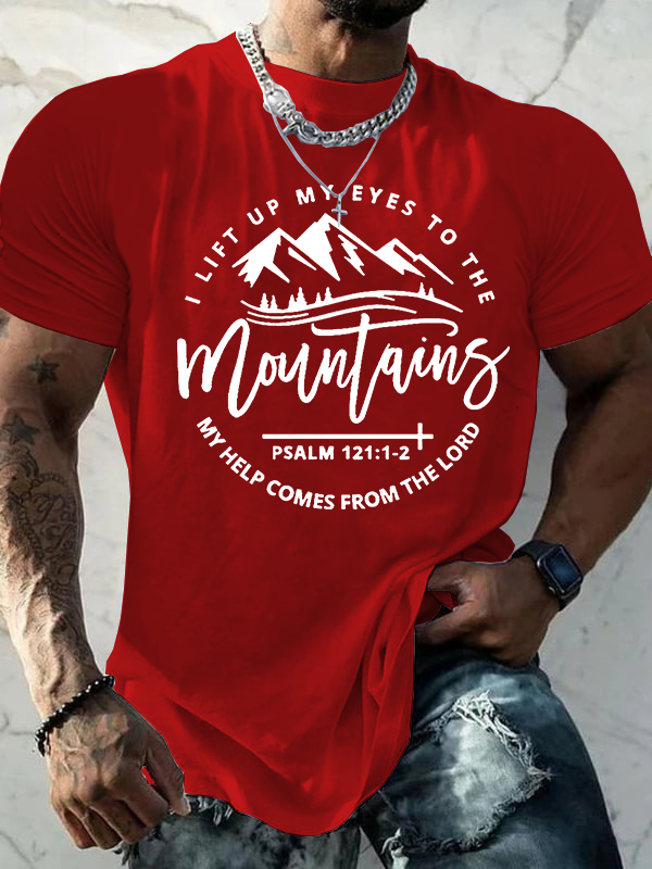 Faith Print Jesus God Christian Cotton T-Shirt