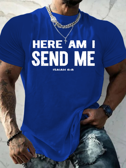 Send Me Jesus God Christian Cotton T-Shirt