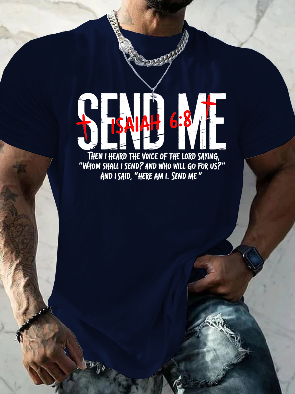 Send Me Jesus God Christian Cotton T-Shirt