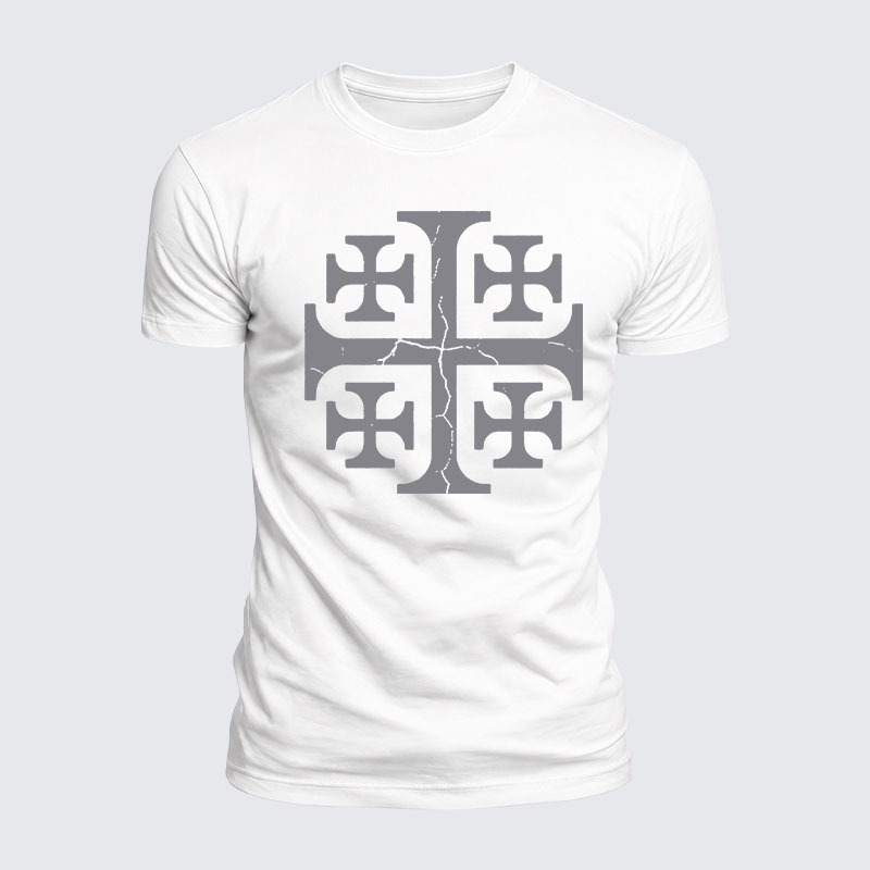 Luxe Mercerized Cotton Tee - Deus Vult