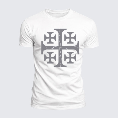 Luxe Mercerized Cotton Tee - Deus Vult