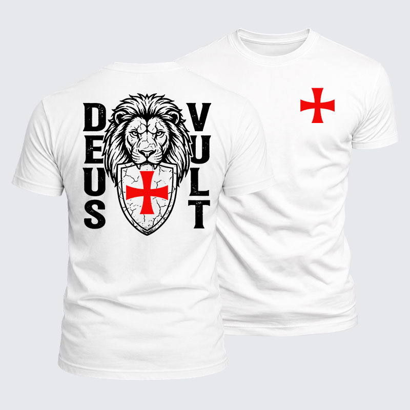 Luxe Mercerized Cotton Tee - Deus Vult