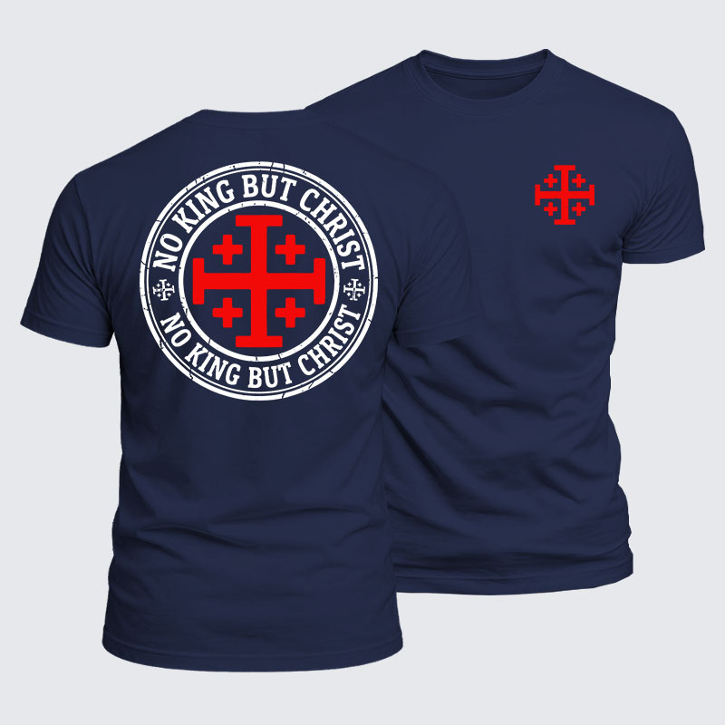 Luxe Mercerized Cotton Tee - No King But Christ