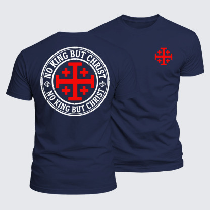 Luxe Mercerized Cotton Tee - No King But Christ