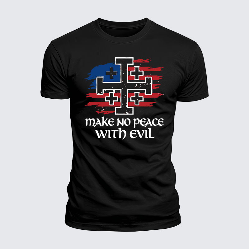 Man Of God Husband Dad Jesus God Christian Cotton T-Shirt