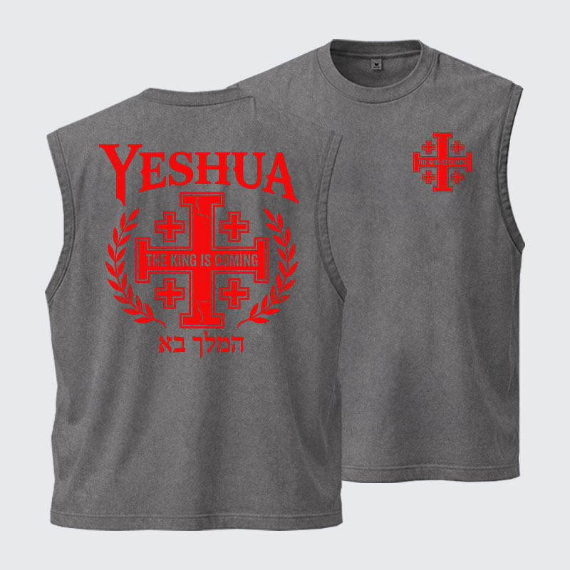 Washed Tank Top - Blessed Cross