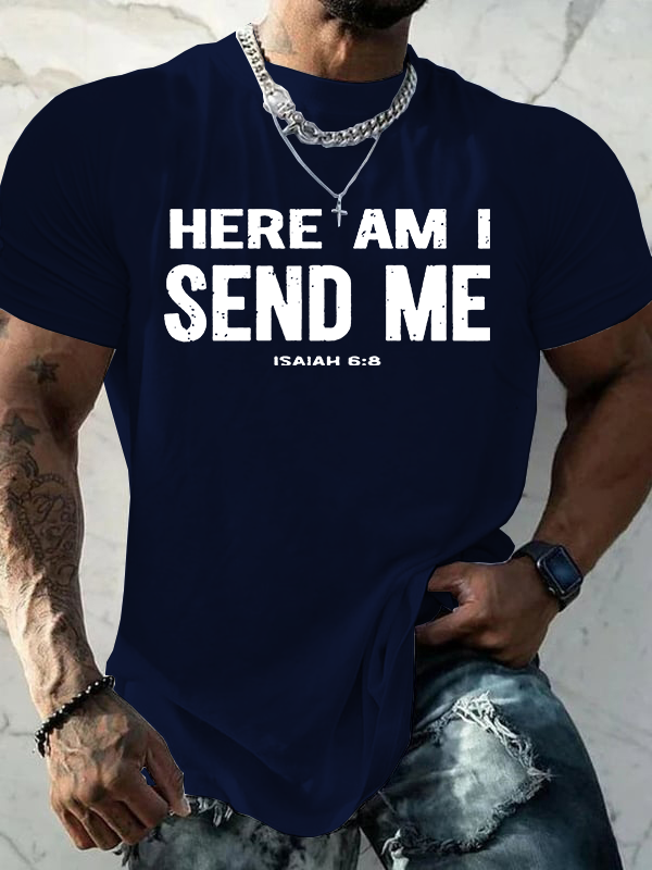 Send Me Jesus God Christian Cotton T-Shirt