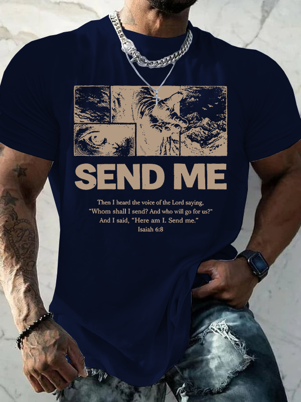 Send Me Jesus God Christian Cotton T-Shirt