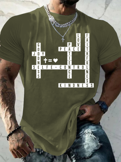 Faith Jesus God Christian Cotton T-Shirt