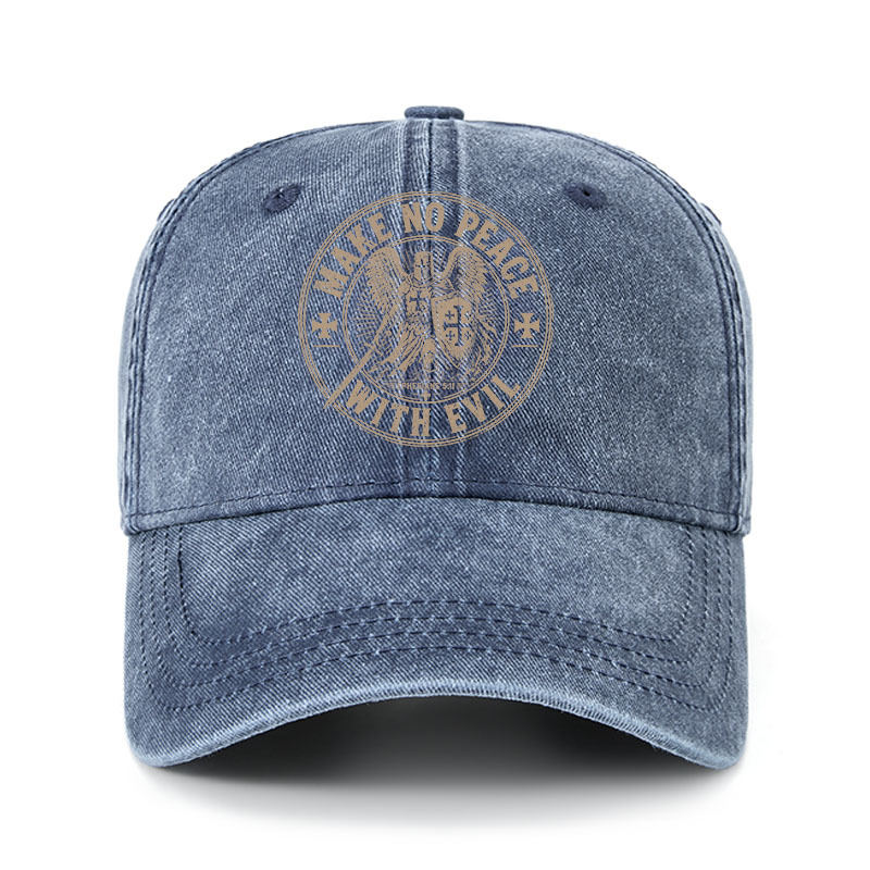 Heritage Washed Cap - Make No Peace With Evil