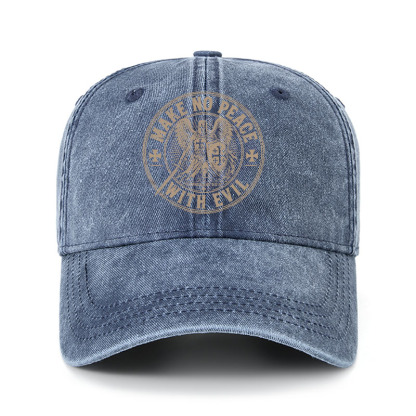 Heritage Washed Cap - Make No Peace With Evil