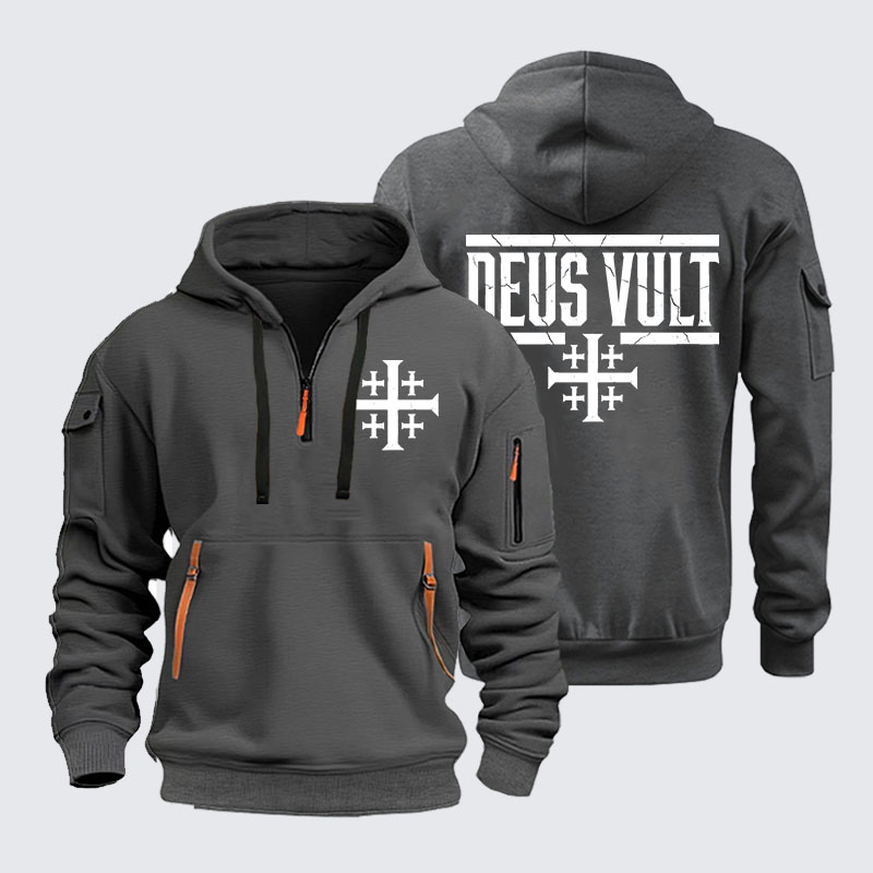 Zipper Hoodies - Deus Vult