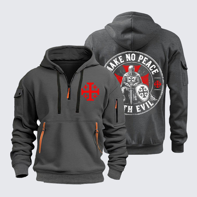 Zipper Hoodies -  Make No Peace With Evil